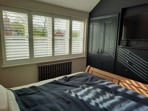 Shutters, bedroom