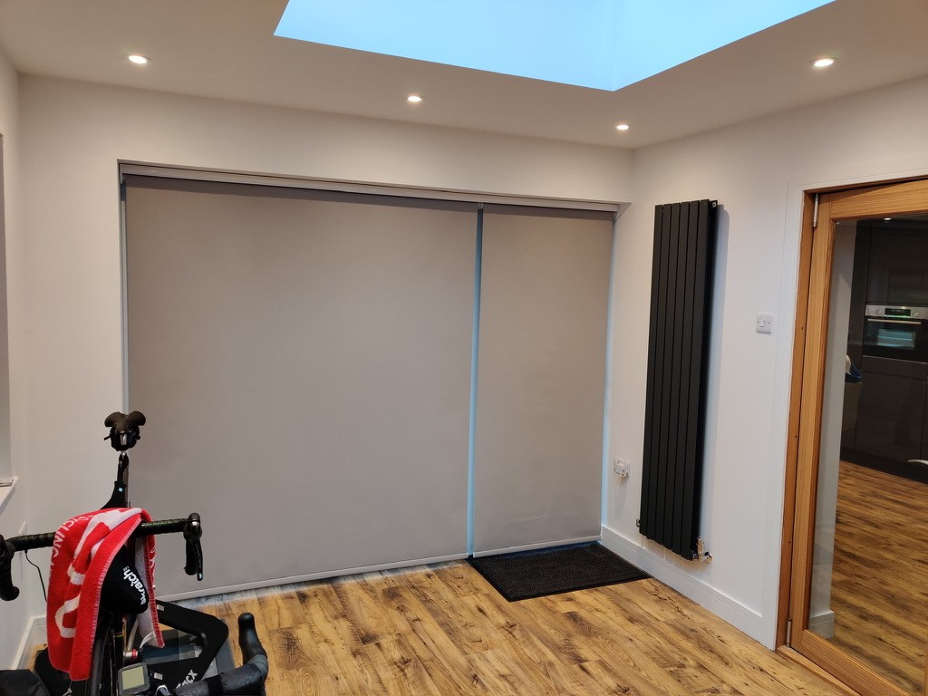 Blind, sliding door