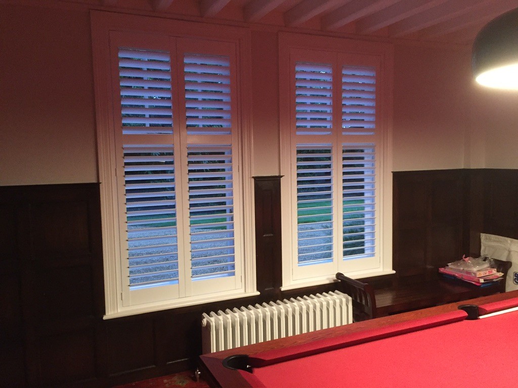 Shutters, games room